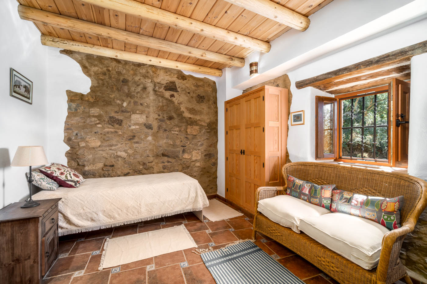 Dormitorio 2: habitación con cama individual en planta superior